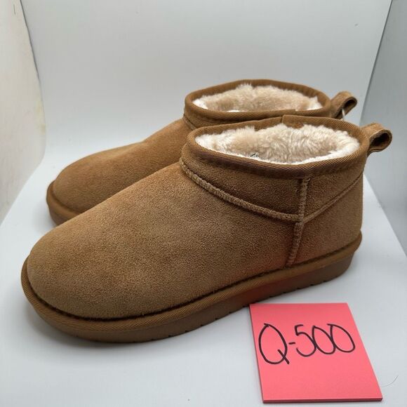 CUSHIONAIRE Women's pull on boot 8 CHESTNUT NWT - Picture 3 of 7